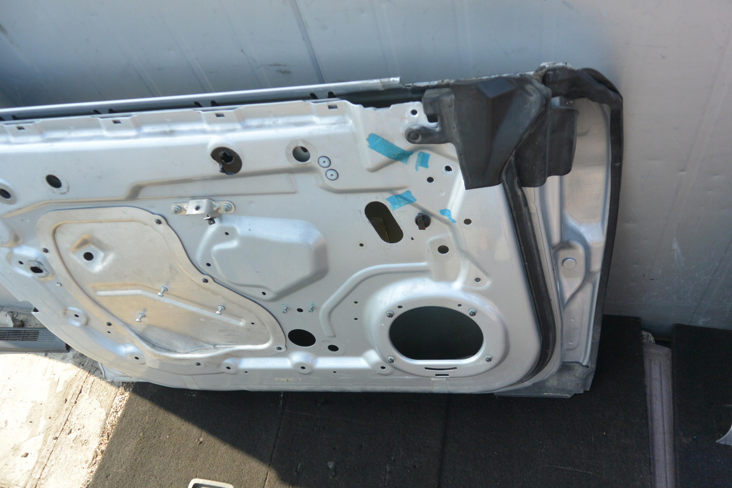 door left front TESLA MODEL S 12-16 silver original