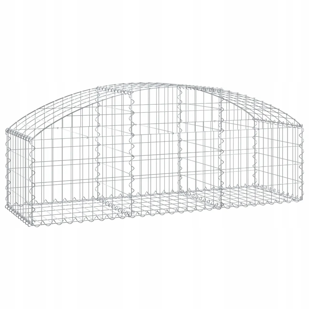 Zahradní gabionový koš izolující zvuky, galvanizované železo, 150x50