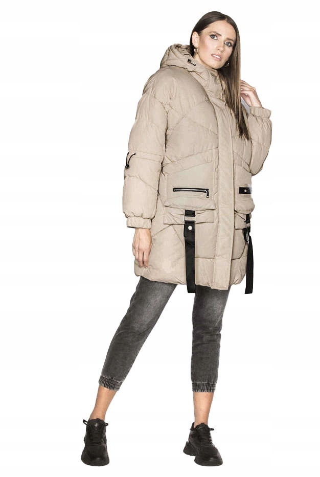 Dámská Péřová Bunda AG2-J85 Camel S/m