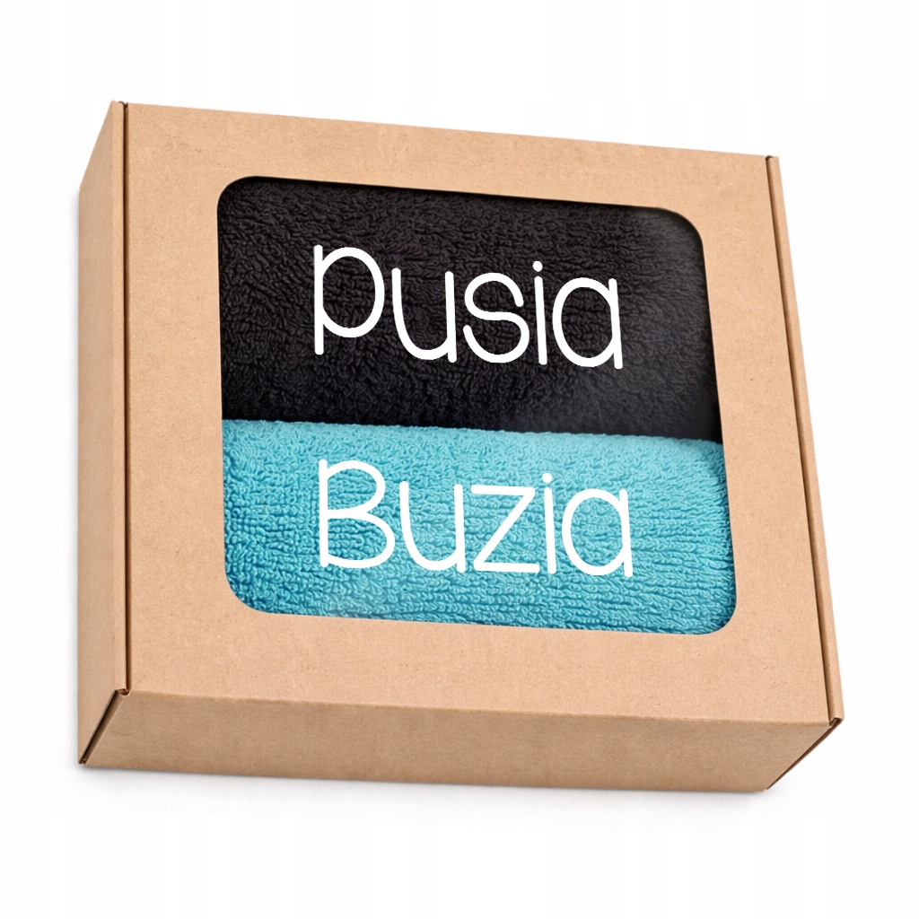 Sada ručníků 50x100 Vyšívání pro dívku a manželku Pusia Buzia Czar+ Turks