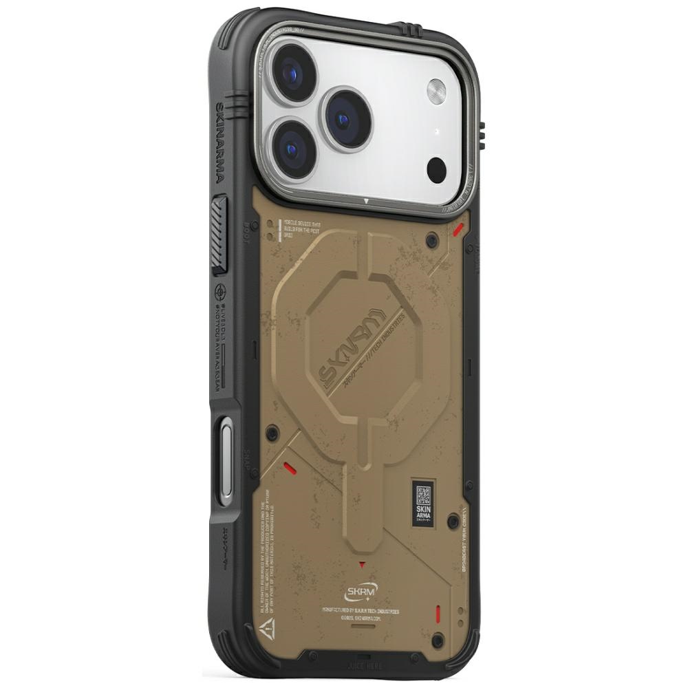 Puzdro Skinarma Vigor MagSafe pre iPhone 17 Pro Max, kamenné