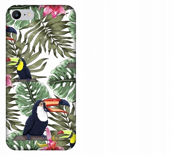 

Etui pokrowiec iPhone 8 Tukan ptak tropikalny