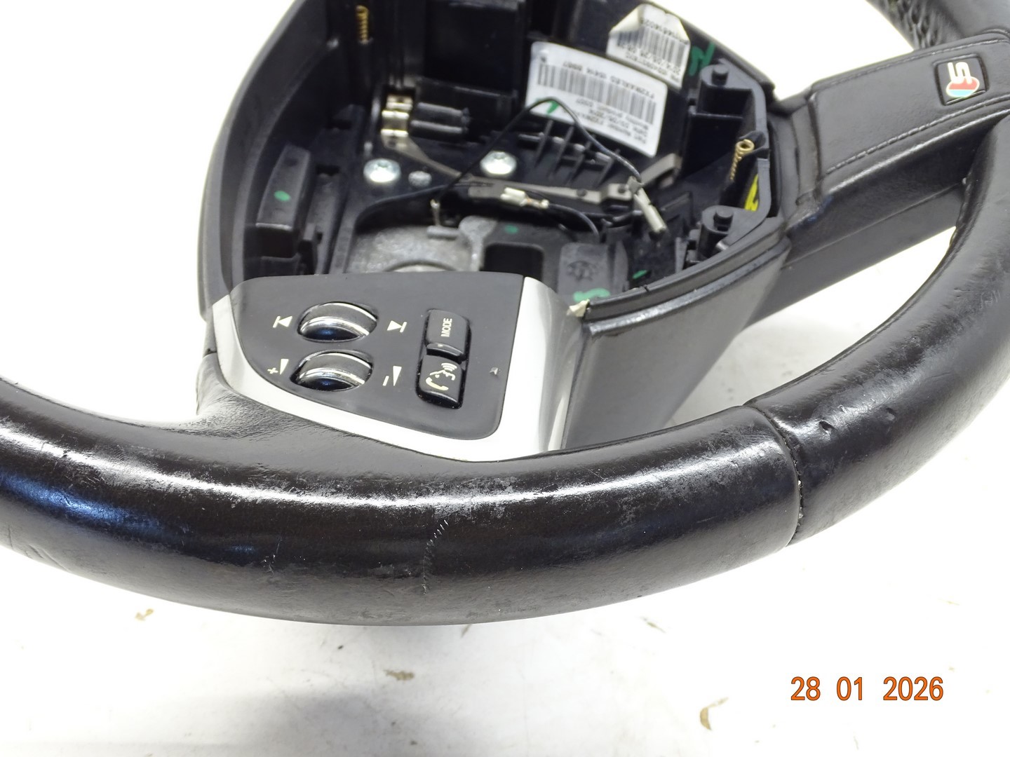 steering wheel, leather MULTIFUNKCJA with shifting Jaguar XF X250