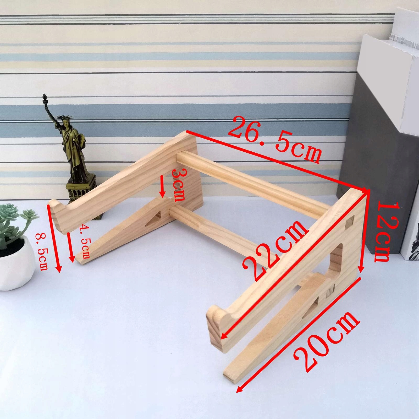 Drewniany stojak na laptopa Marka inna