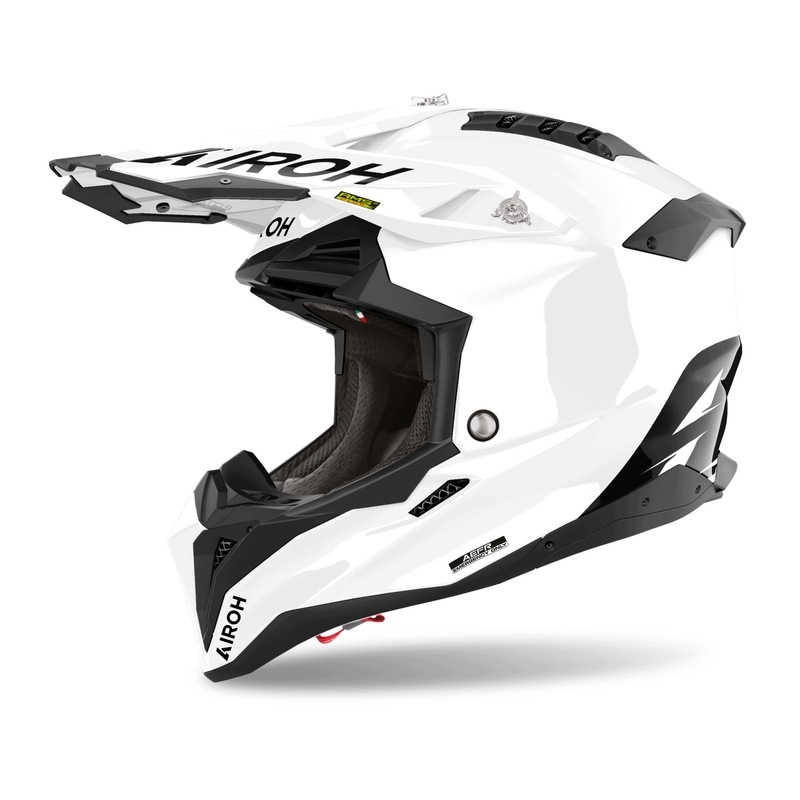 Motocyklová Prilba Airoh Aviator 3 Evo Fim White Gloss (s)