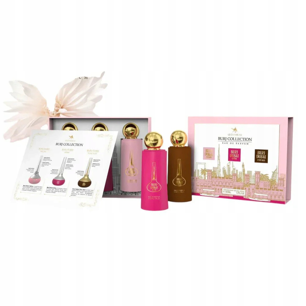 Фото - Жіночі парфуми Le Chameau Arabski Zestaw  Burj Collection – 3 x 50 ml Edp+gratis 