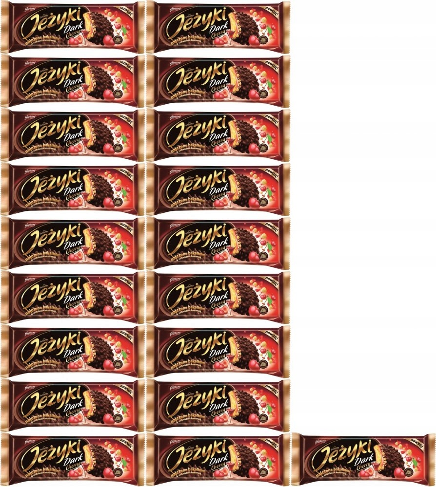 Jezyki Herbatniki W Czekoladzie Deserowej 140g x20