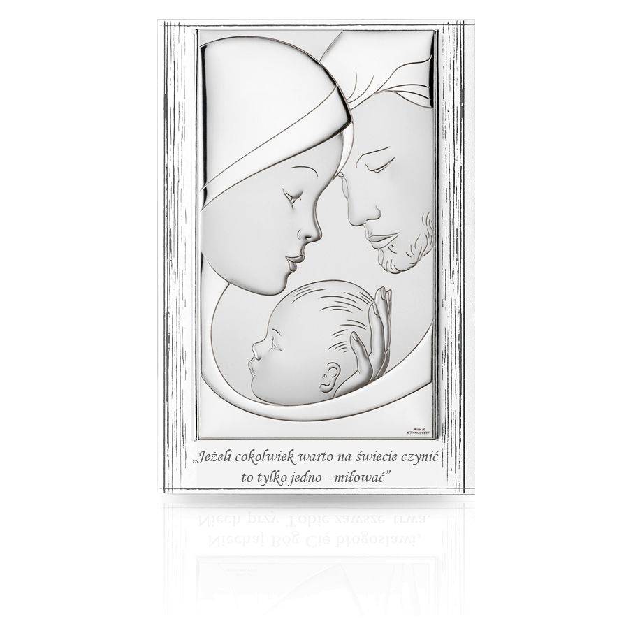 Obrazek Svatá rodina na panelu 9x13.5 cm