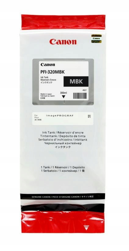 Tusz Canon PFI-320MBK Matte Black 300 ml