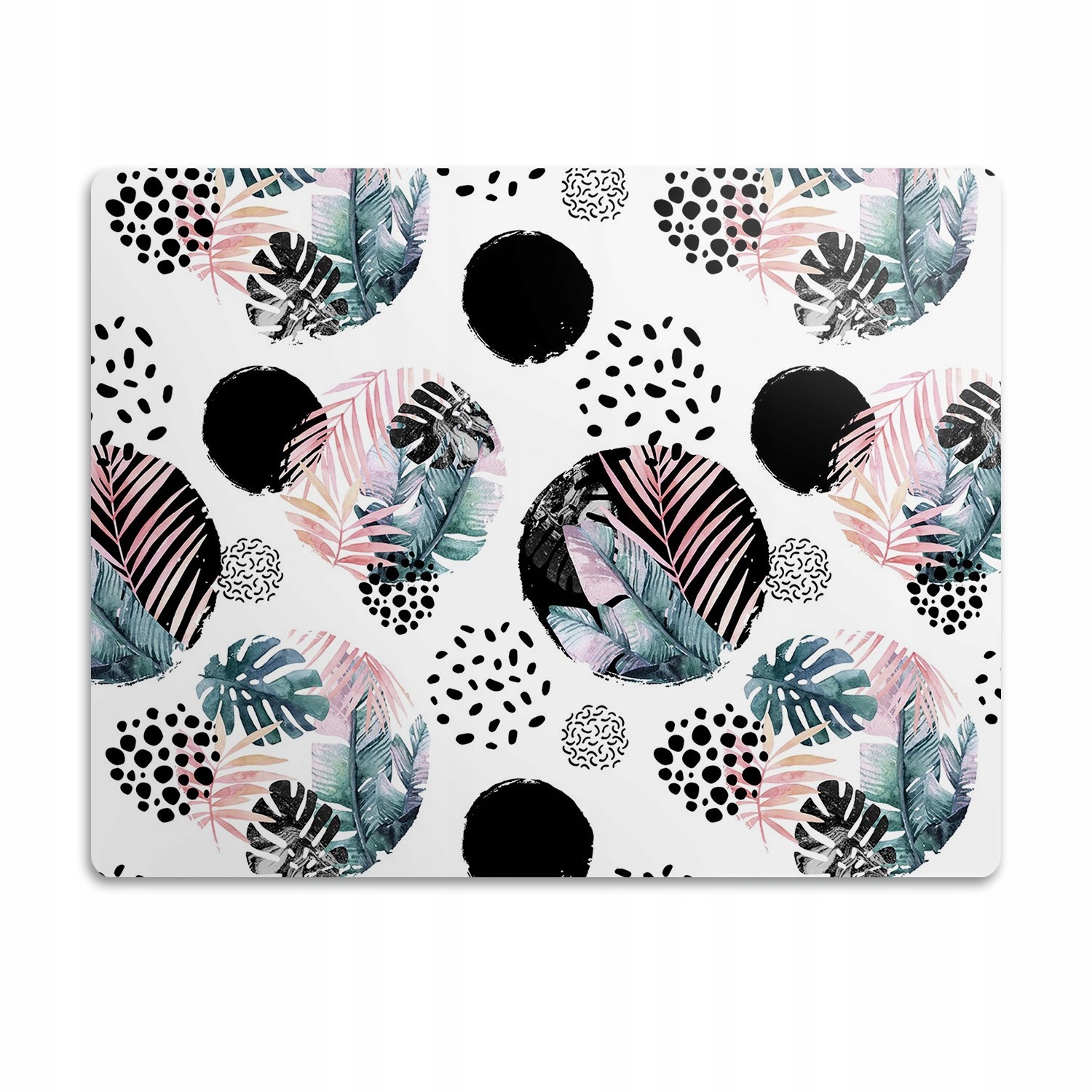 Levně Podložka pod misku Abstrakt barevná 90x60 cm