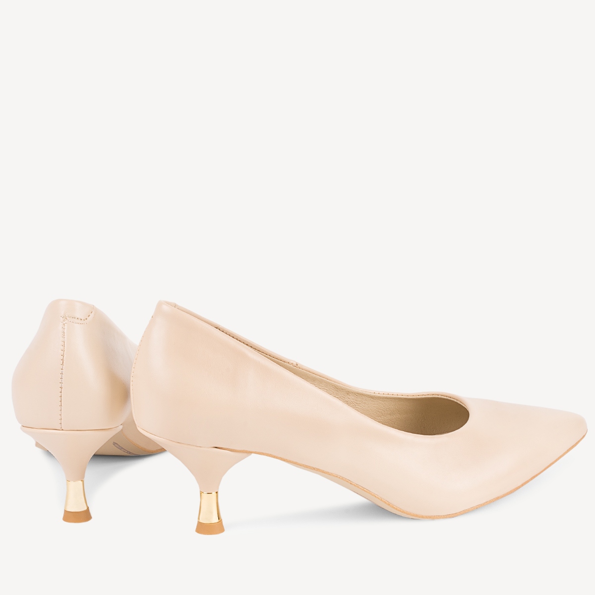 BRILU SZPILKI LICOWE OZDOBNY OBCAS BEŻOWE 39 Rozmiar 39