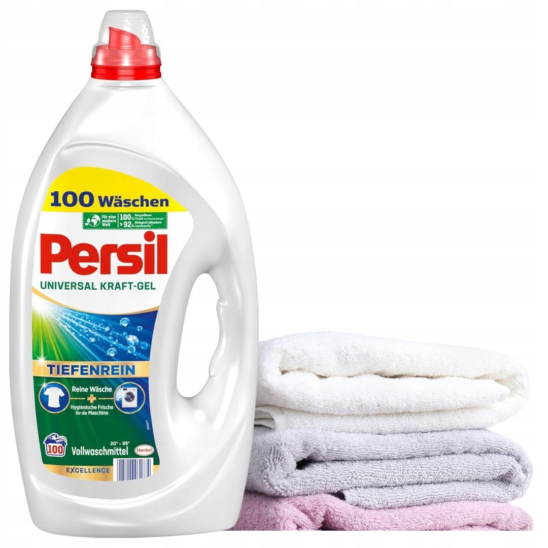 Levně Persil Tiefenrein Universal 100 praní Gel Tekutý Prací Prostředek Bílý z Německa
