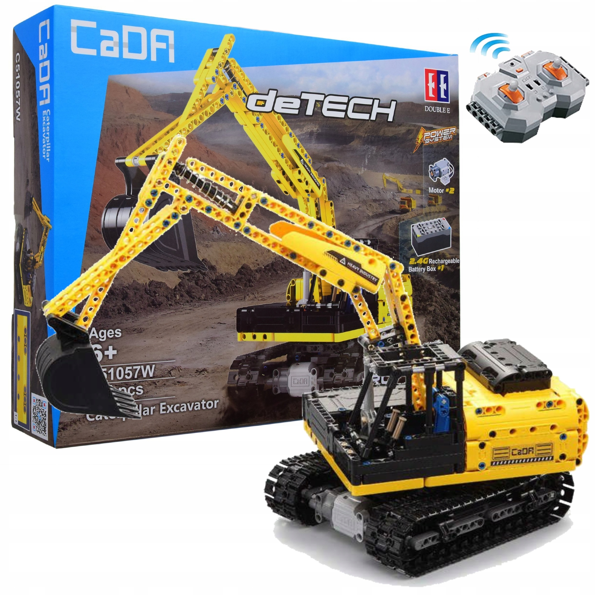 Купить CADA БЛОКИ ДИСТАНЦИОННОЕ УПРАВЛЕНИЕ БОЛЬШОЙ RC ЭКСКАВАТОР ...