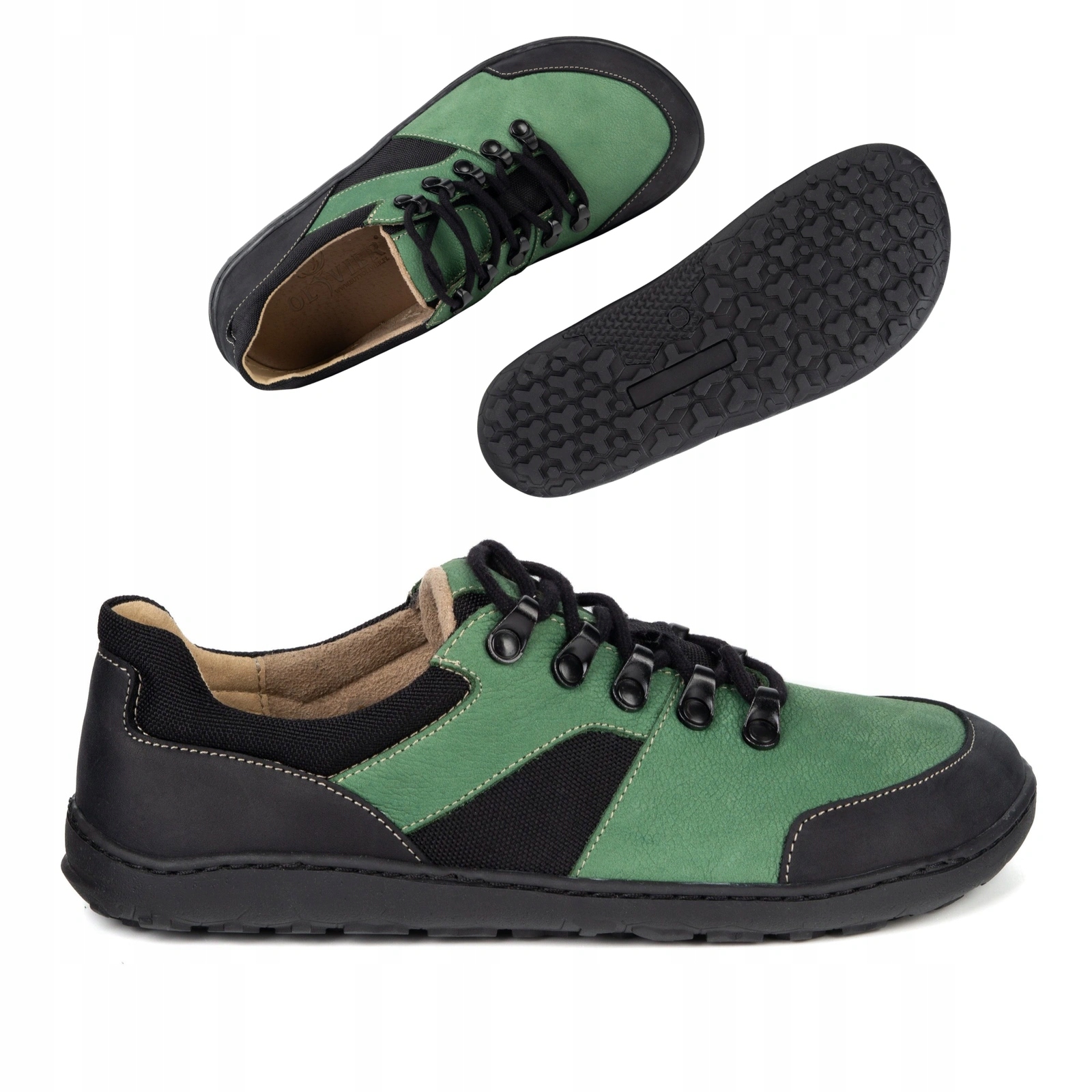 Unisexové barefootové boty Olivier Barefoot Path zelené 42