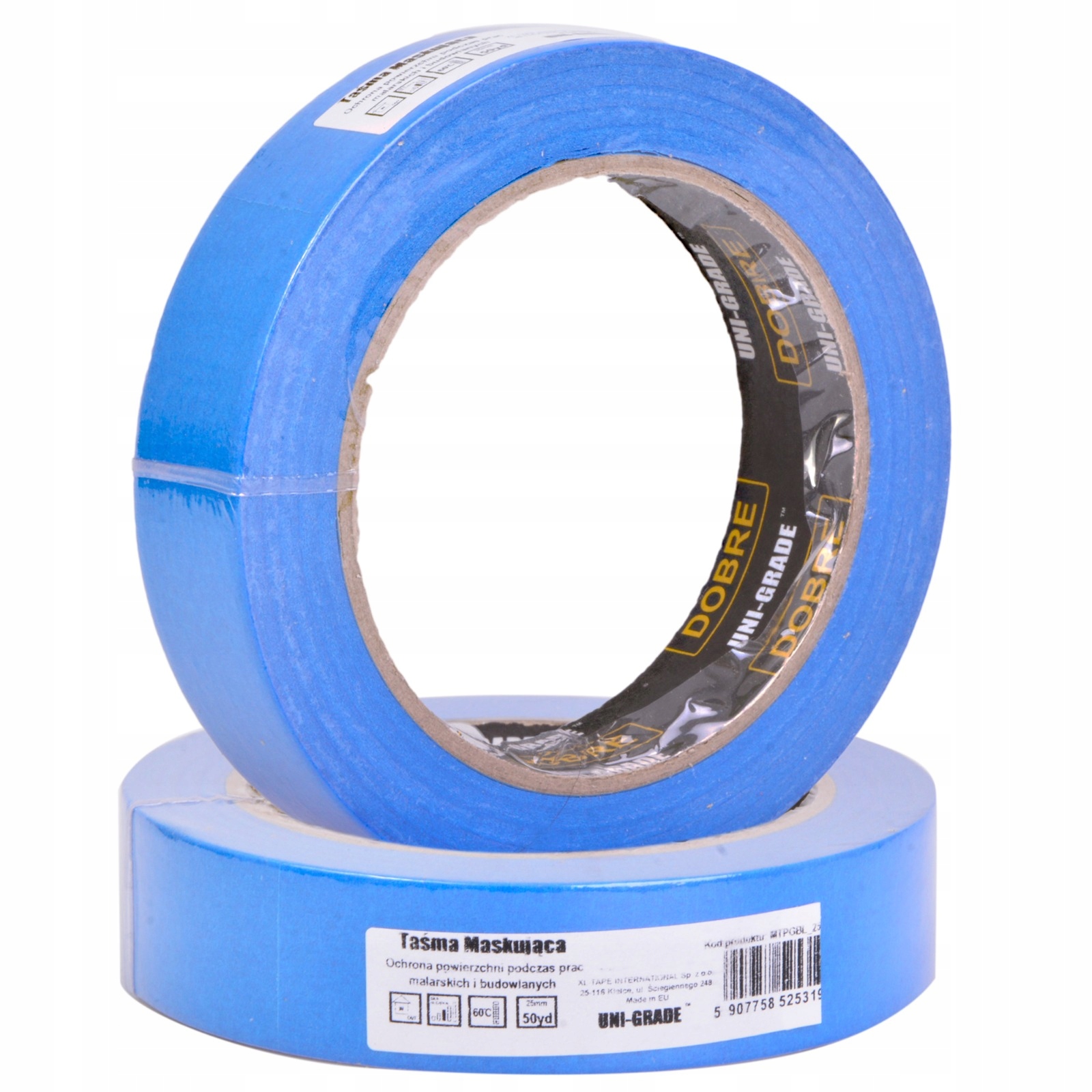 

Taśma Malarska Maskująca Blue Dolphin 25MM 50YD