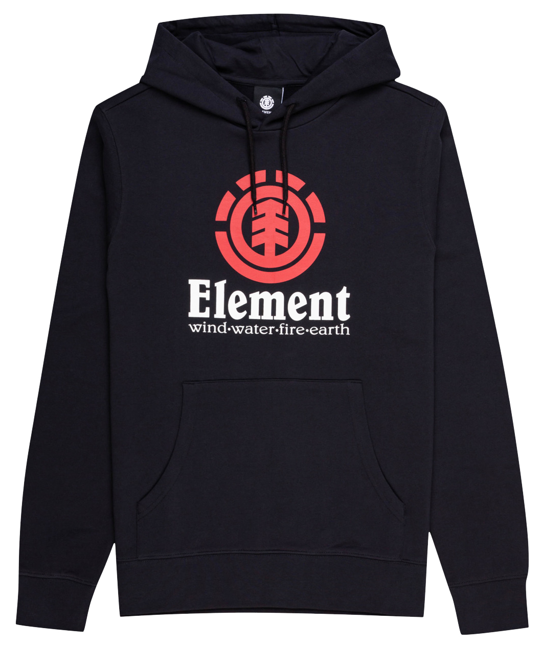 Černá mikina s kapucí Element Vertical Hoody bavlněná vel. S L