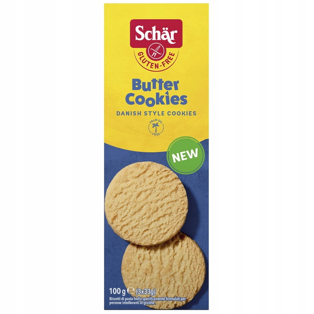 Levně 4 x Schar Máslové sušenky bezlepkové 100 g