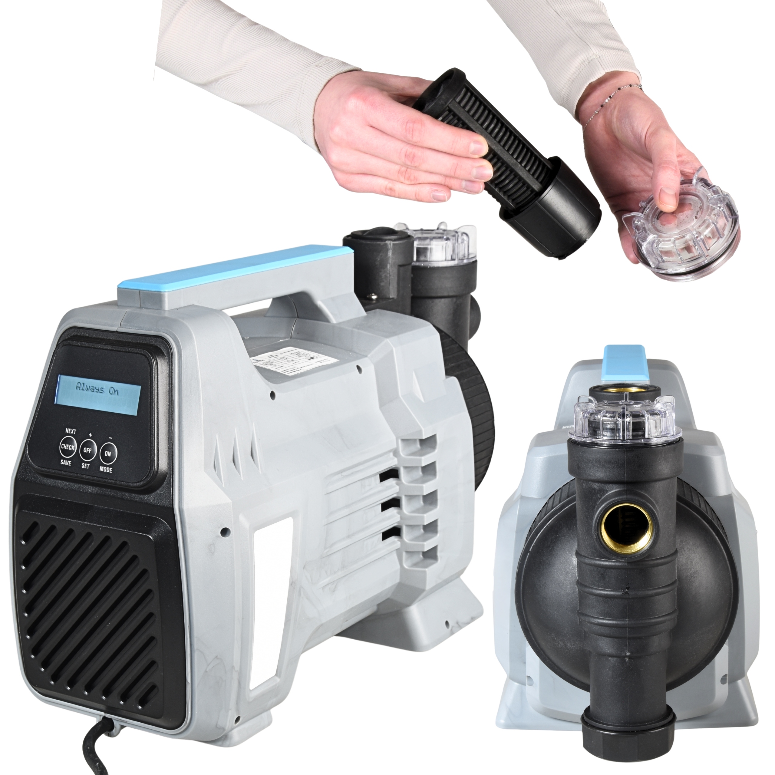 Hydroforová Pumpa 1300W LCD 5100 l/h 50 m Automatická Pro Dům Zahrada Výkonná