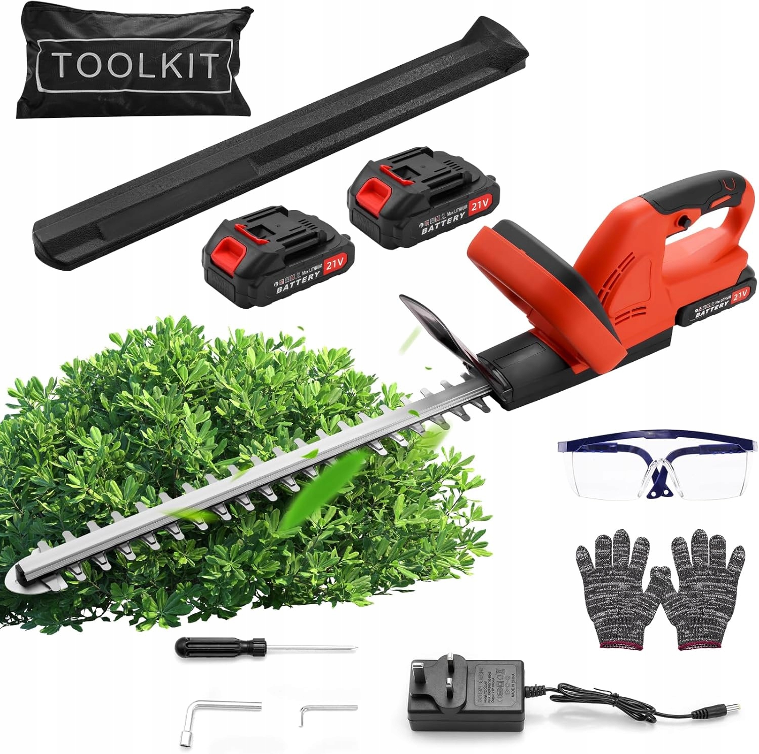 Elektrické Nůžky Na Živý Plot Keřů Větví Zahradní nůžky 86 cm 3000 ot/min