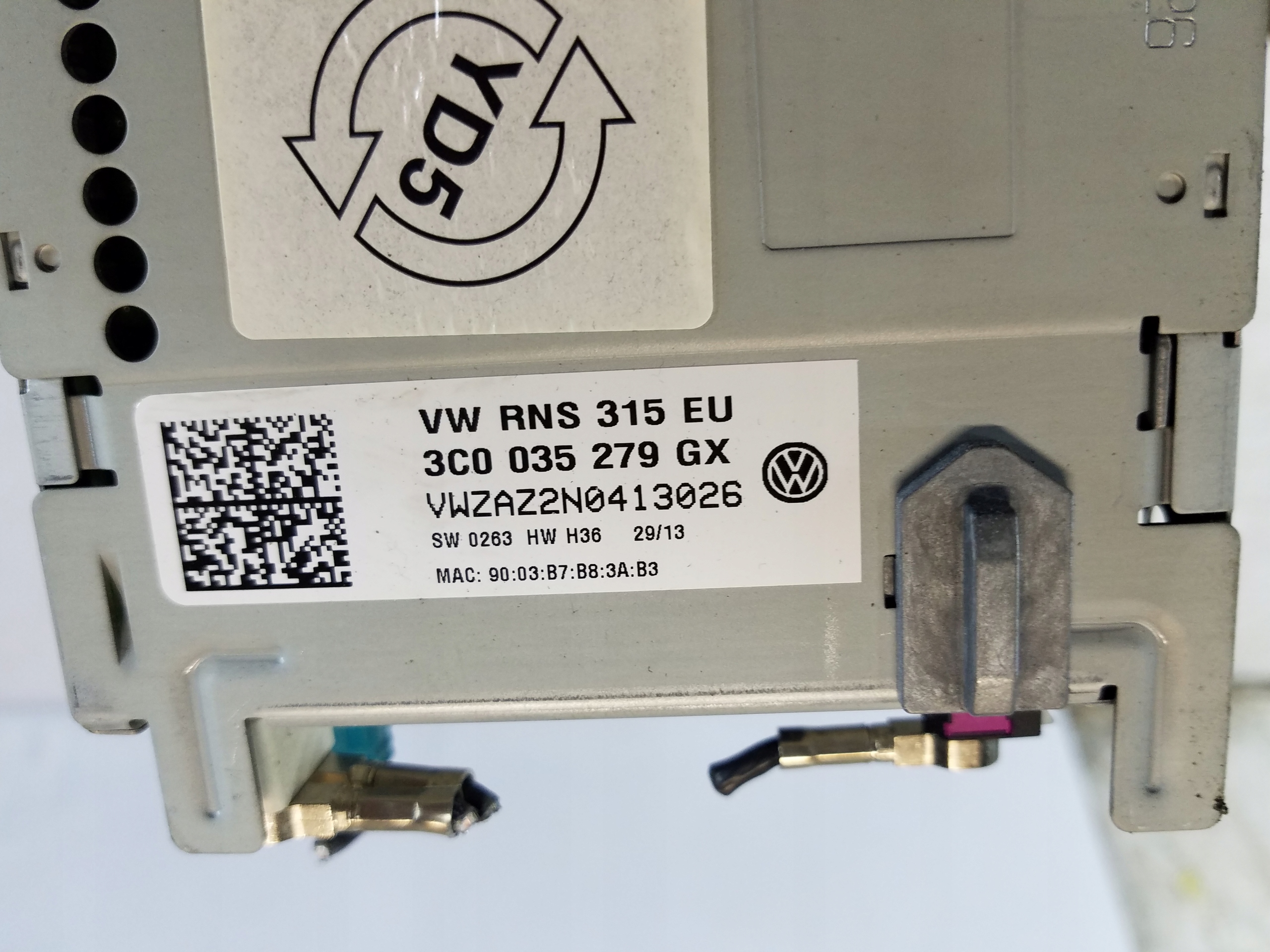 радио CD vw PASSAT B7 3C0035279GX