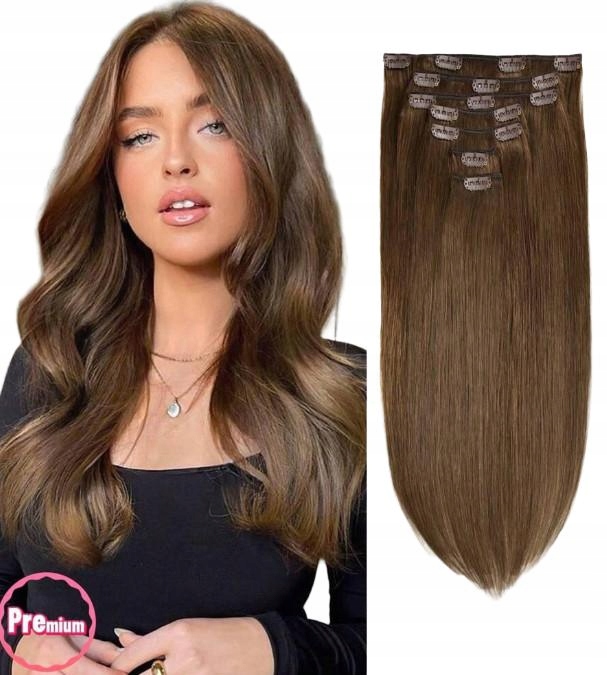 Shein Příčesek Na Vlasy Přírodní Vlasy Clip In 7 Pack 72H S07__