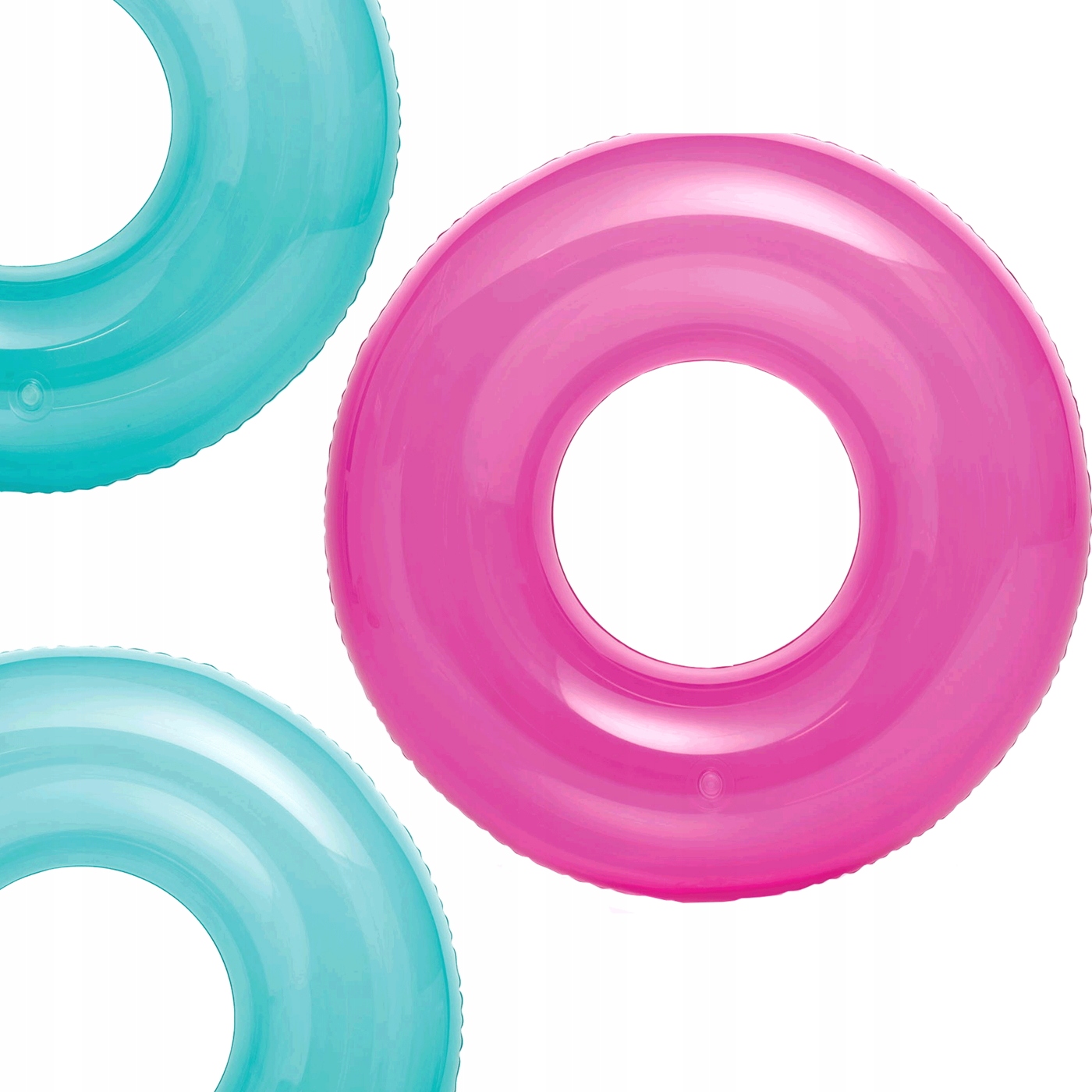 TRANSPARENTNE KOŁO DO PŁYWANIA INTEX 76 CM 2 KOLORY 59260 Marka Intex