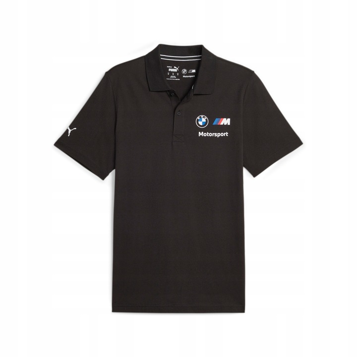 Tričko pánské polo Puma Bmw Mms Ess Polo 62131201 černé bavlněné S