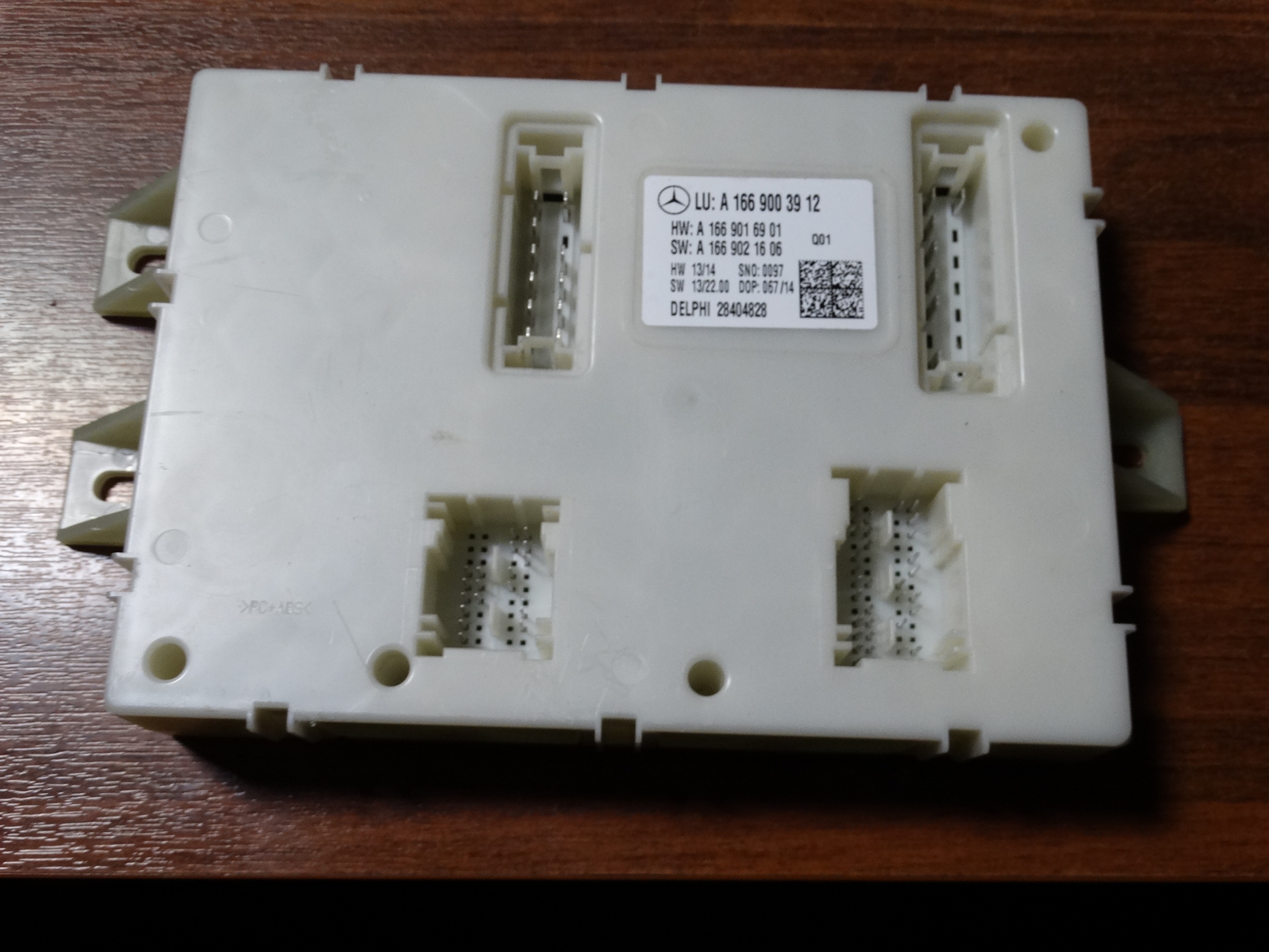 IDEALNY Unité commande confort MERCEDES W166 1 9