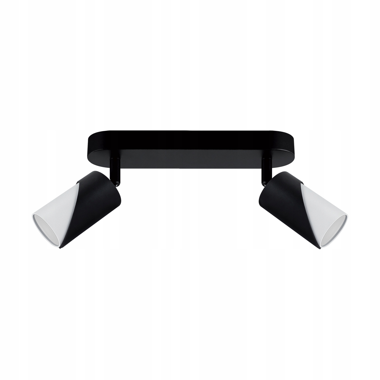 Spotová nástěnná a stropní lampa Zebra Spt GU10 2L černá/bílá