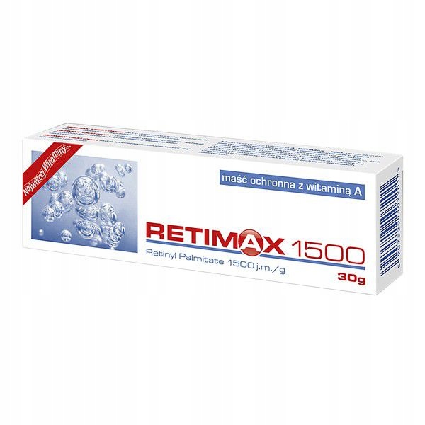 

Retimax 1500 Maść Ochronna Z Witaminą A Regeneruje