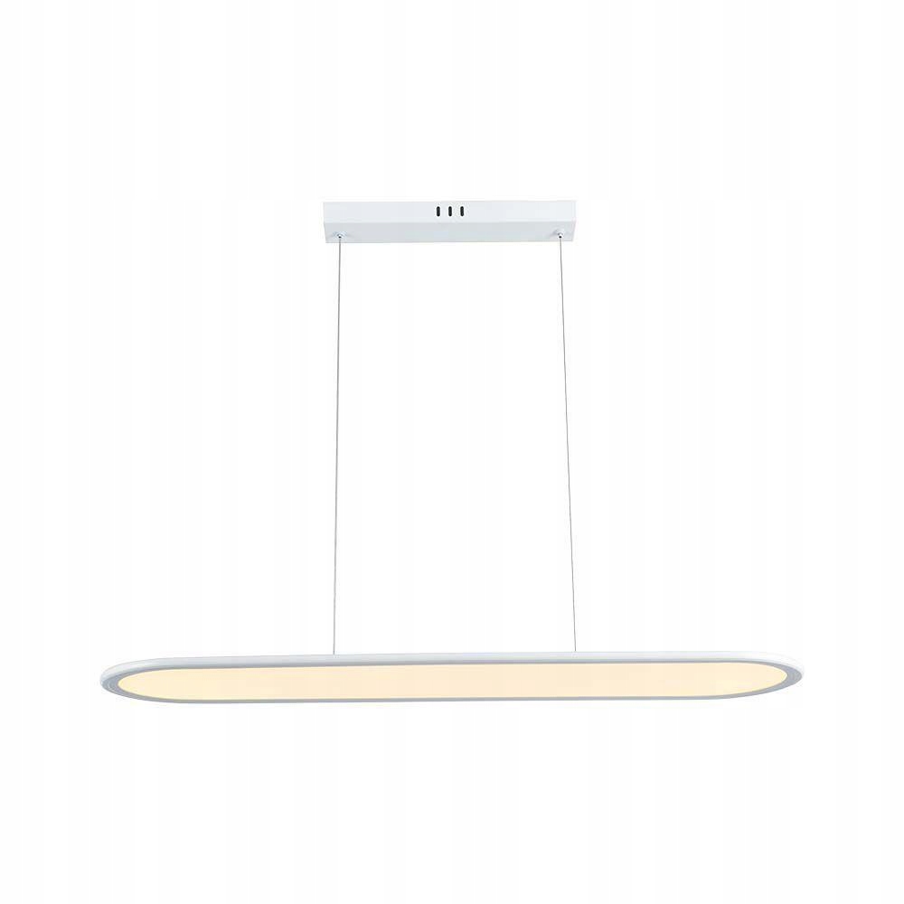 Závesná lampa biela s Led panelom 24W 3000K nad jedálenský stôl do kuchyne V-tac