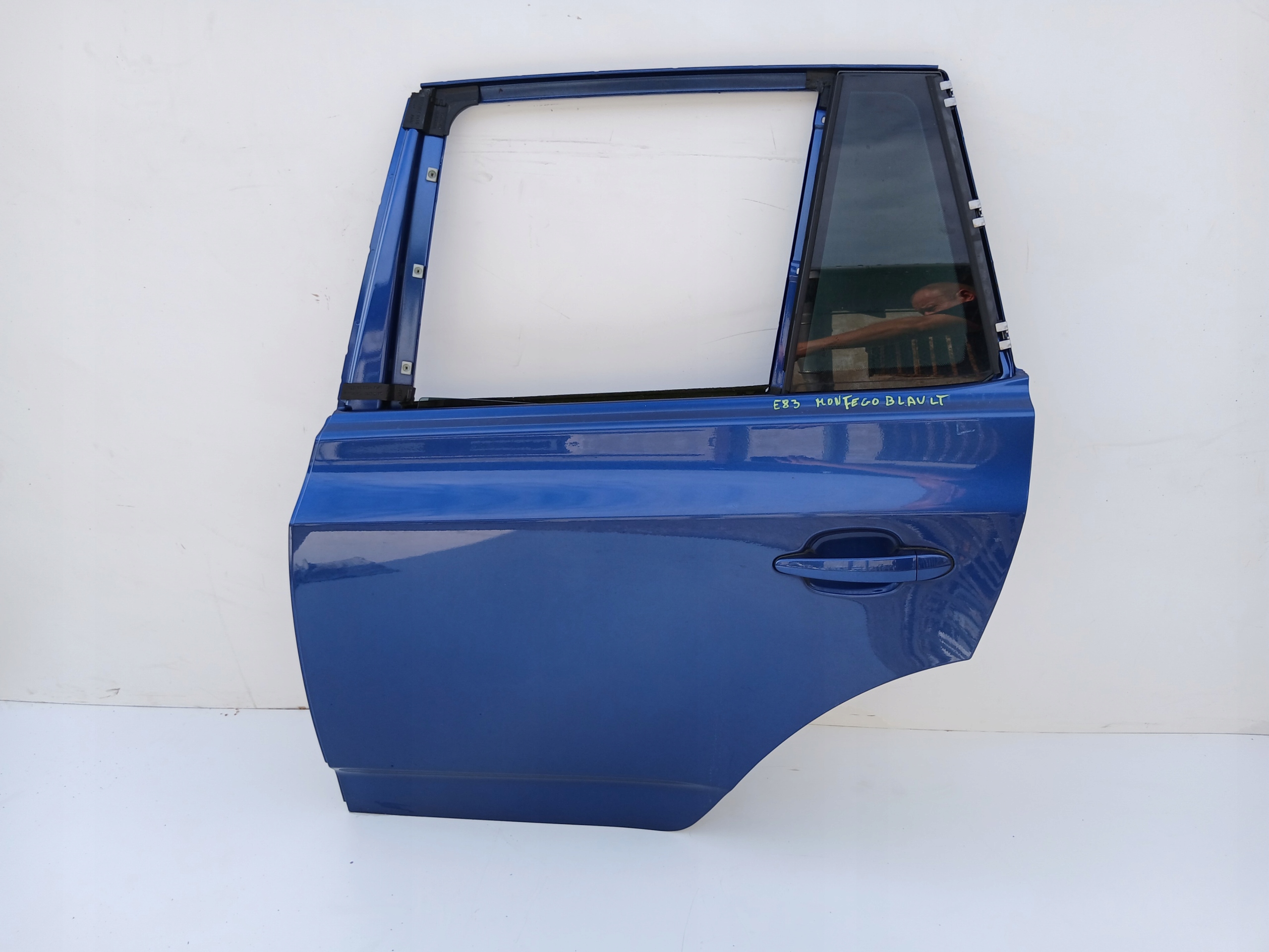 door left rear. BMW X3 E83 MONTEGOBLAU