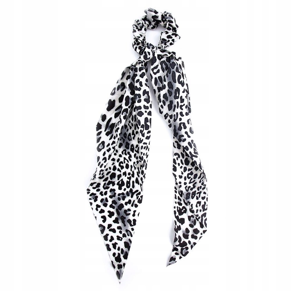 

Gumka Do Włosów kokarda Apaszka scrunchie Panterka