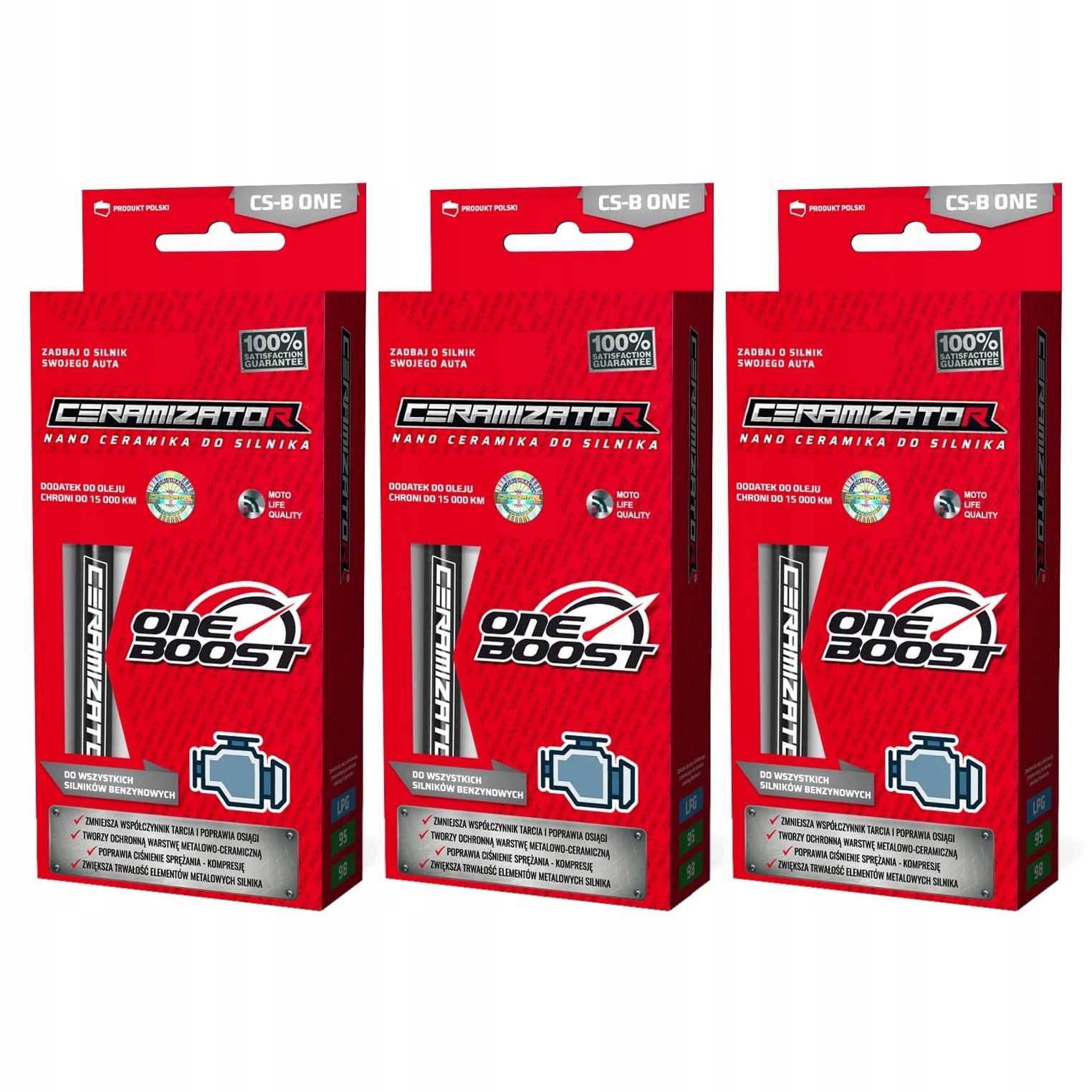 КЕРАМІЗАТОР CS-B ONE BOOST для дизельних двигунів x3