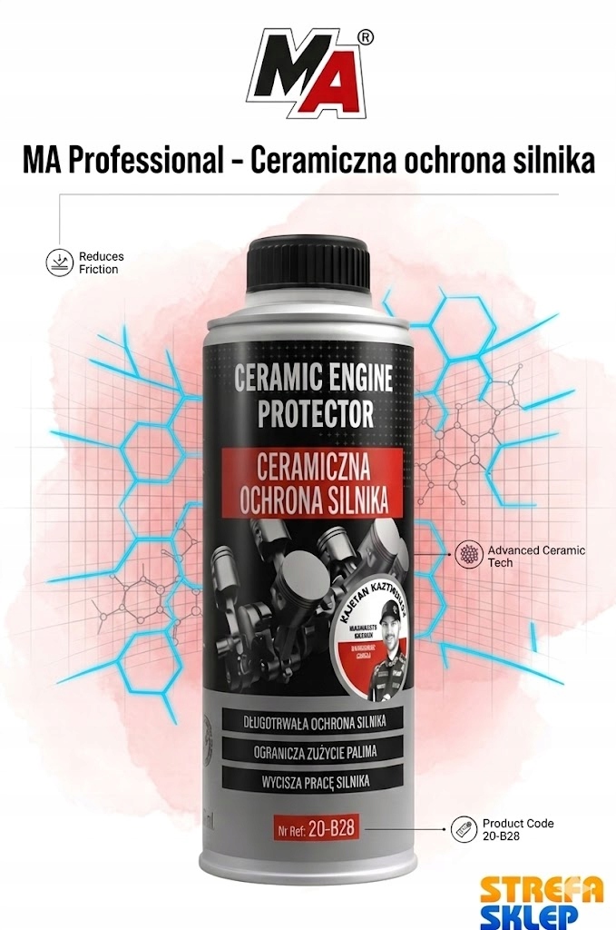 Ma Professional Ceramiczna Ochrona Silnika 300ml Dodatek do Oleju 20-B28