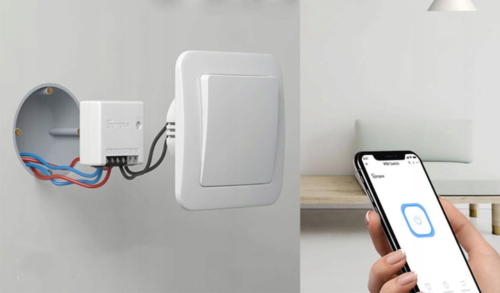 SONOFF MINI R2 WIFI Smart switch Tápegység hálózati