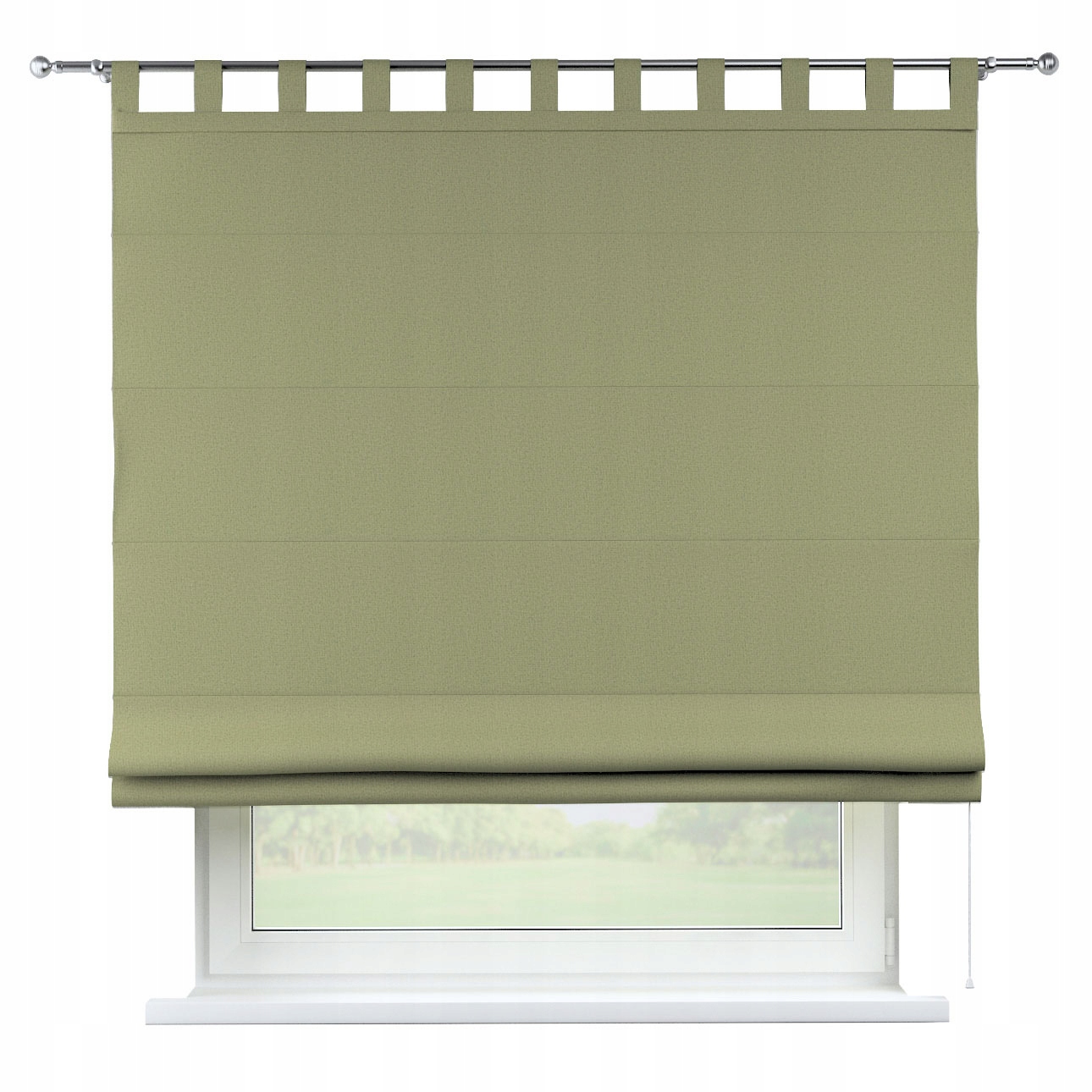 Hotová římská roleta Verona 120 x 170 cm zelená
