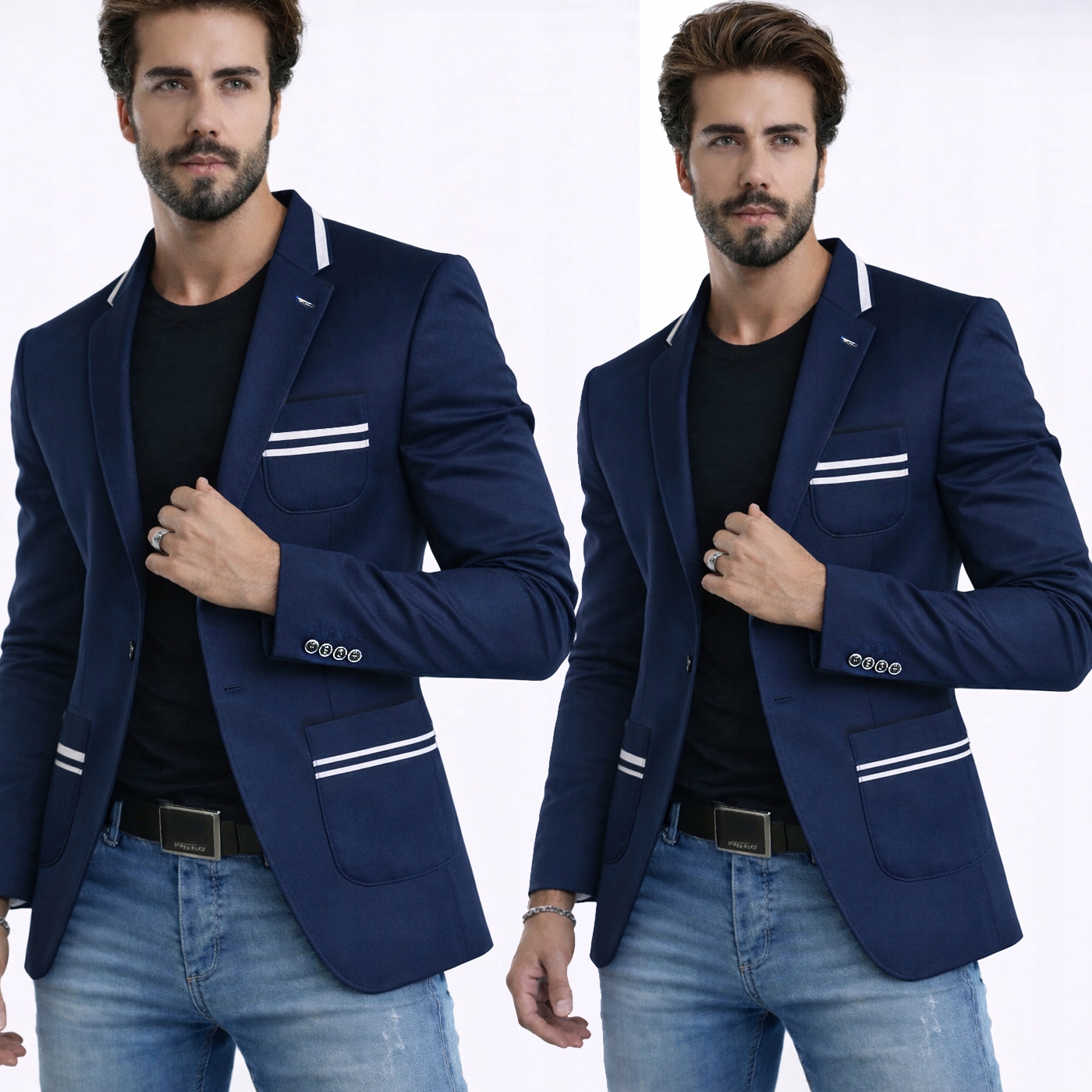 Sako každodenní sportovní sako Slim Fit