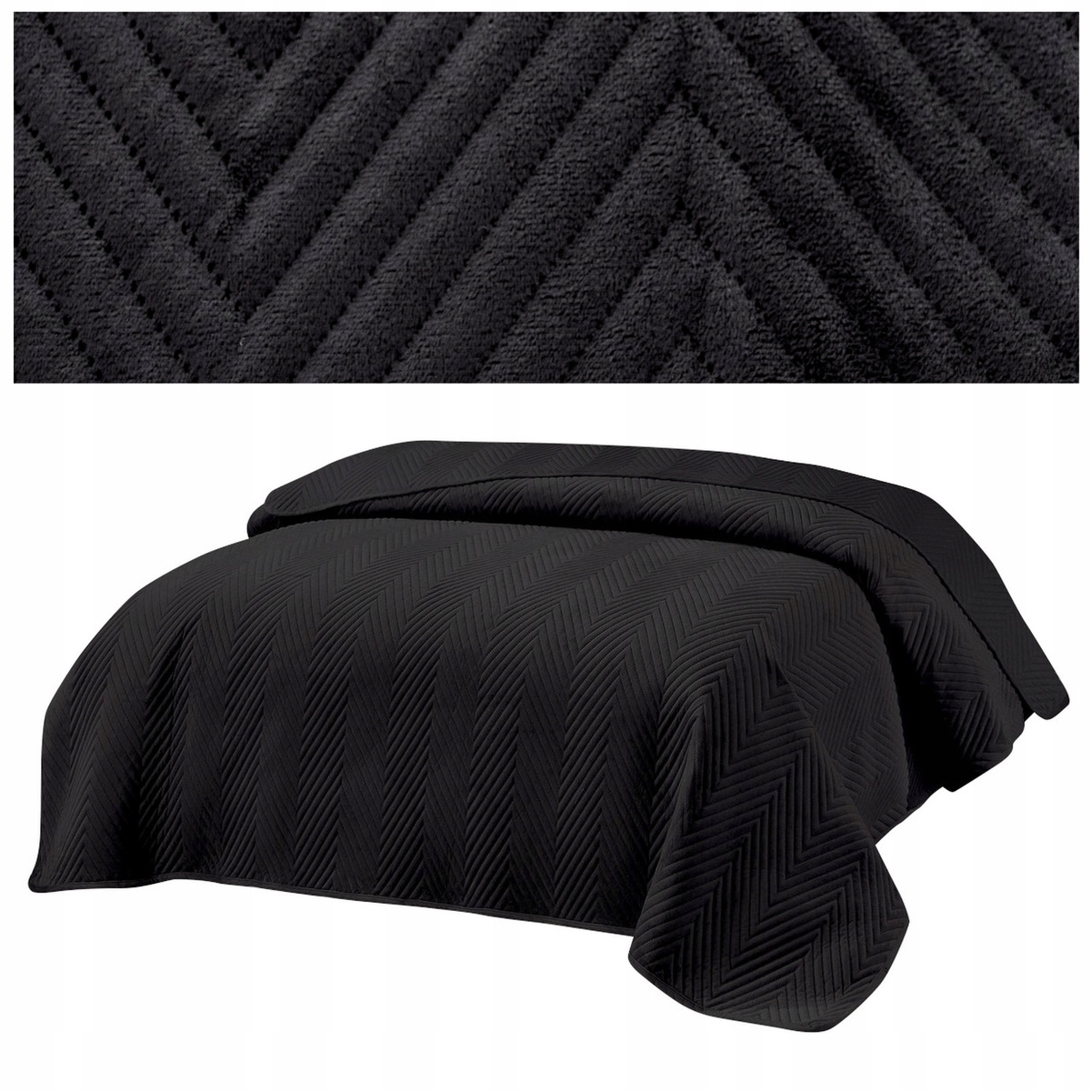 Přehoz 170x210 lisovaný velurový Dekorativní na postel Marieta 03