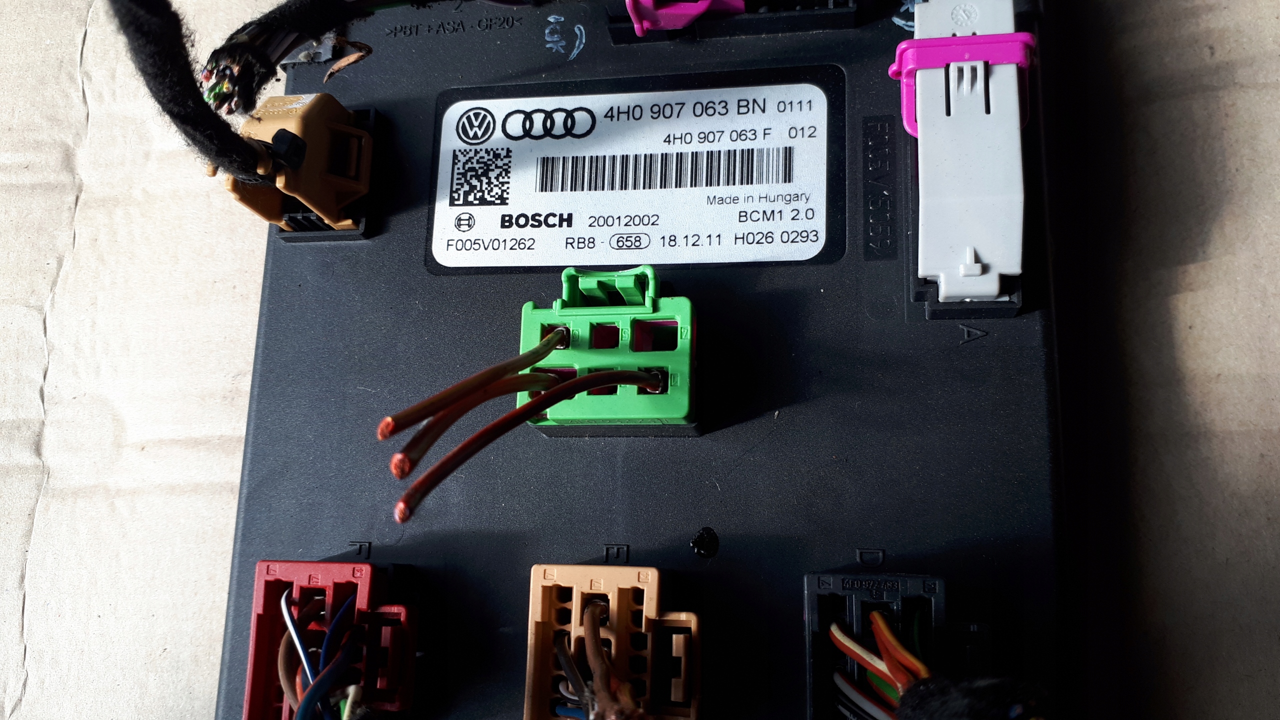 A7 4G module control unit KOMFORTU 4H0907063BN A6 C7
