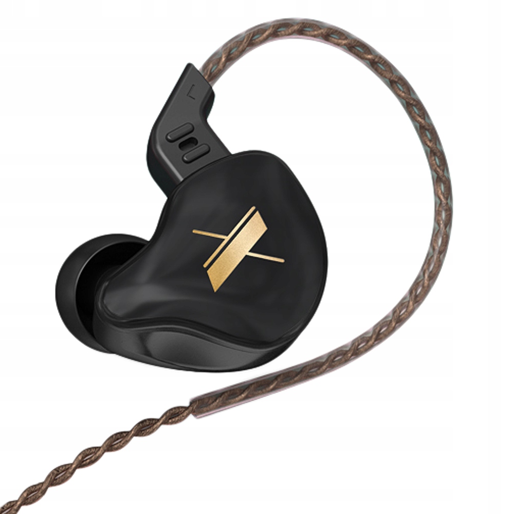 SŁUCHAWKI DOKANAŁOWE HI-FI MONITORY DOUSZNE WYMIENNY PRZEWÓD 2PIN KZ EDX Model EDX