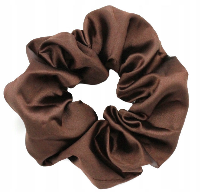 

Gumka Do Włosów Owijka Jedwabna Czekoladowa