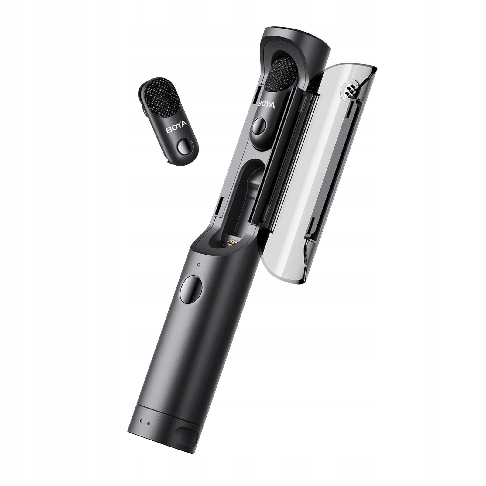 Sada bezdrátových mikrofonů 4v1 2.4 GHz Usb-c MAGIC-05 černá