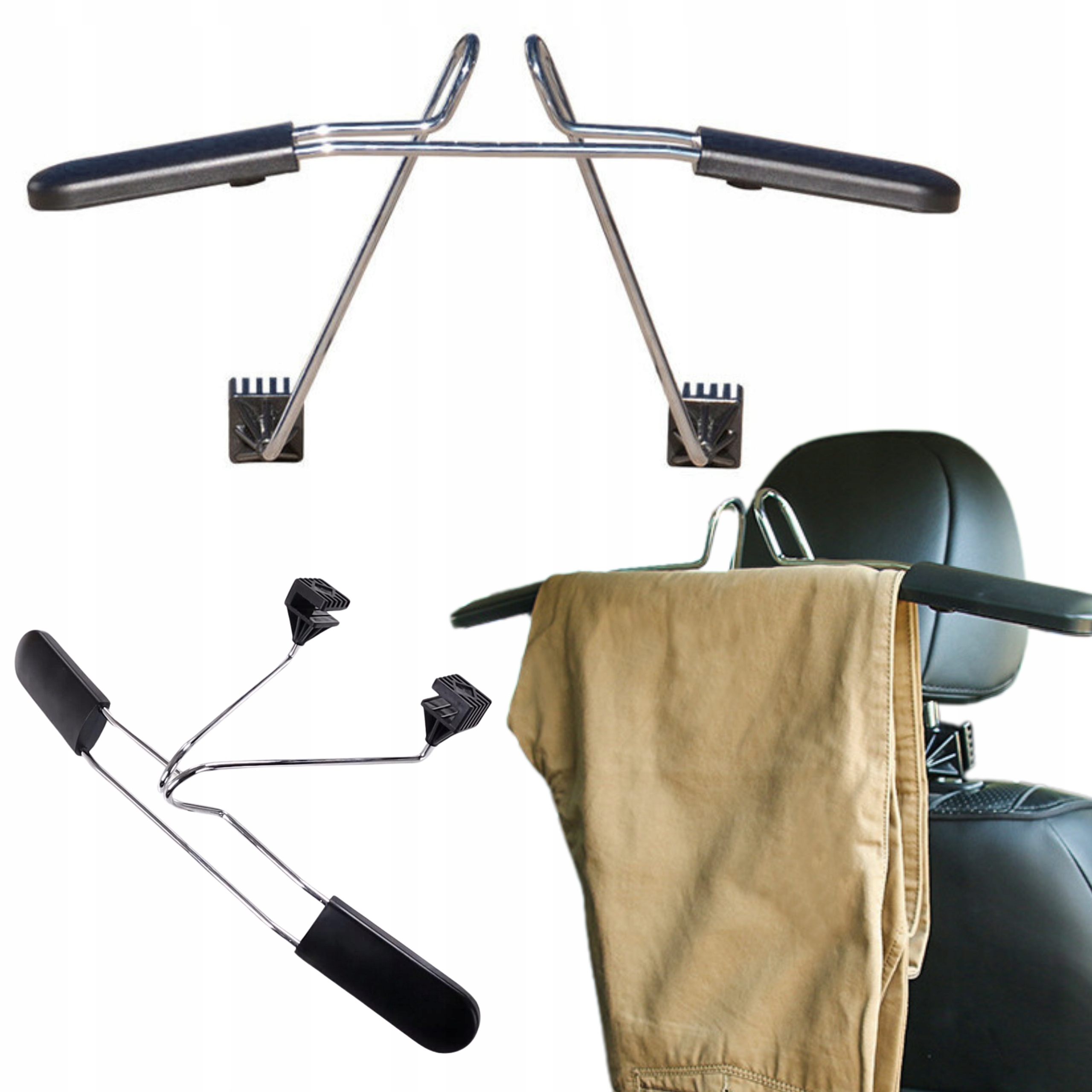 Wieszak Samochodowy Na Ubrania Do Auta Na Marynarkę Koszulę Na Zagłówek