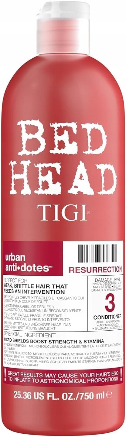 Tigi Bed Head Resurrection regenerační kondicionér pro poškozené vlasy 750ml