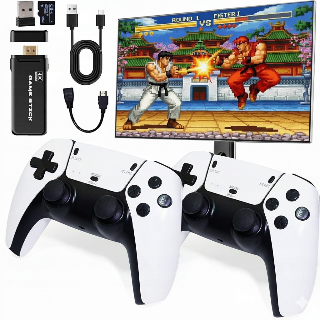 Konsola Retro Gra Telewizyjna Emulator 2 Pady 20000 klasycznych Gier