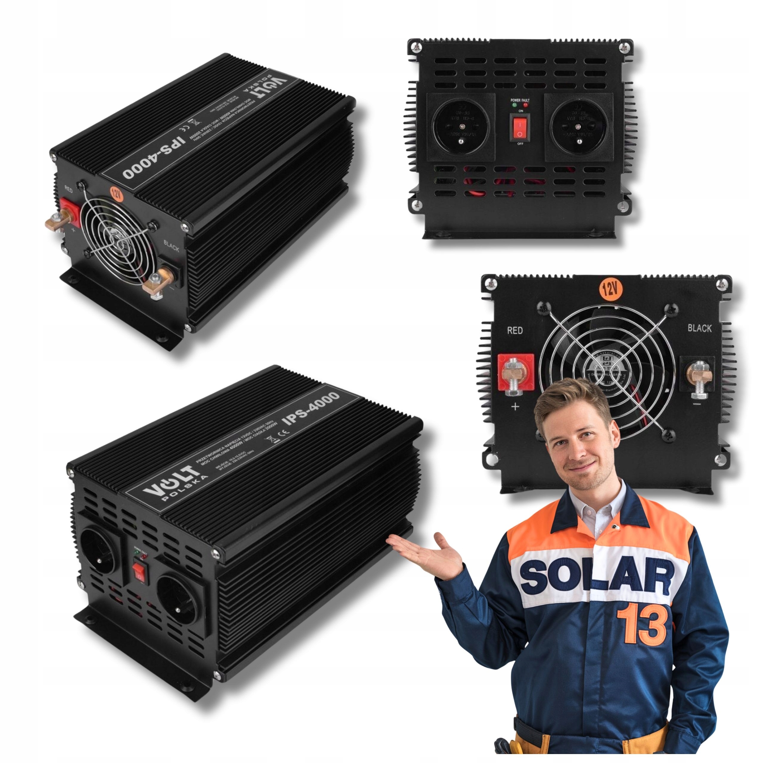 Voltový menič Ips 4000 12/230 V (2000/4000 W)