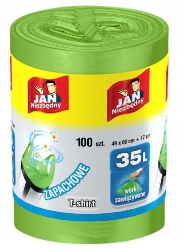 

Jan Niezbędny Worki na śmieci zapachowe 35l 100szt