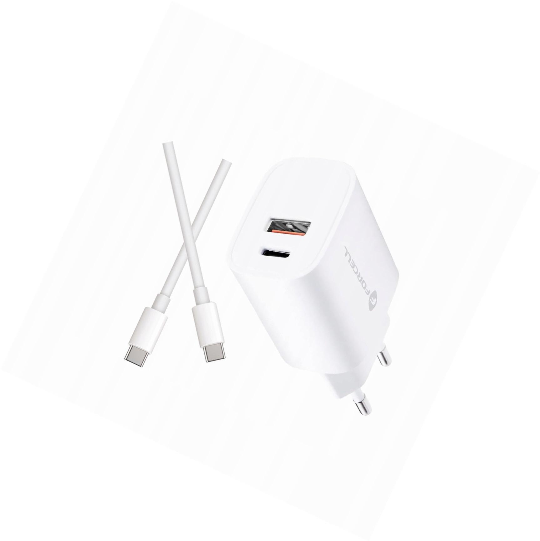 Szybka ładowarka 30W 2 wejścia z kablem Usb-c do Motorola Moto G54 5G