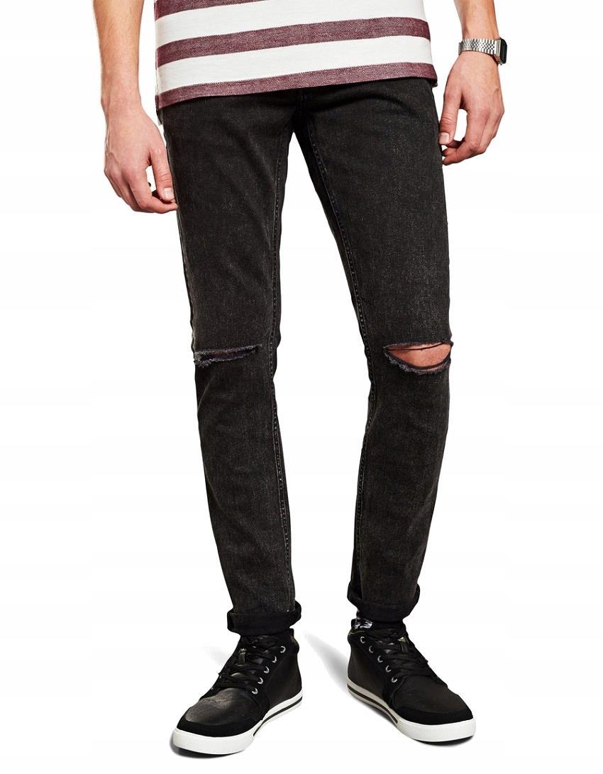 

Jack Jones Przecięte Kolana knee cut Jeansy 33/34